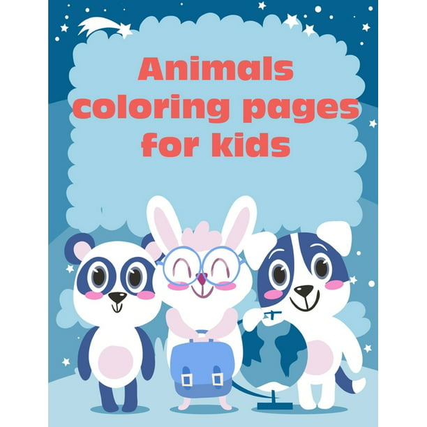 Genius Activities: Animals Coloring Pages For Kids : Coloring Pages with  Funny Animals, Adorable and Hilarious Scenes from variety pets (Series #8)  (Paperback) 