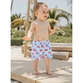 thumbnail image 4 of Rovasas Toddler Boy Patriotic Beach Shorts Flag/Popsicle Print Short Pants, 4 of 9