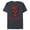 Navy Heather, variant on Deadpool Melting - Short Sleeve Blended T-Shirt for Adults - Customized-Navy Heather
