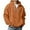 A-Orange964, variant on XIAOCHA Womens Waffle Knit Half Zip Hoodie Oversized Long Sleeve Hooded Pullover Top Soft Casual Street Hoodies