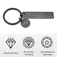 thumbnail image 3 of Uxcell Drive Safe Love You Letter L Keychain with Gift Box for Him Men Christmas Valentines Day Gifts, Black, 3 of 6
