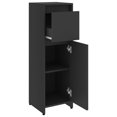 thumbnail image 6 of vidaXL Bathroom Cabinet Gray 11.8"x11.8"x37.4" Chipboard, 6 of 10