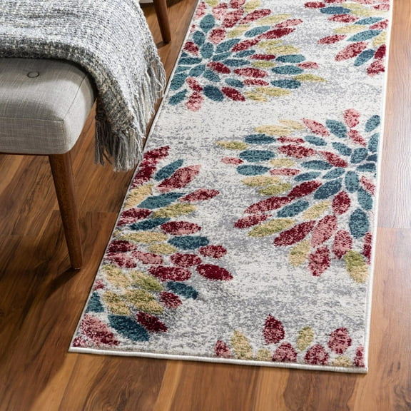 Unique Loom Sumter Collection Area Rug - Rhett (2' x 6' 1" Runner Multi/Blue)
