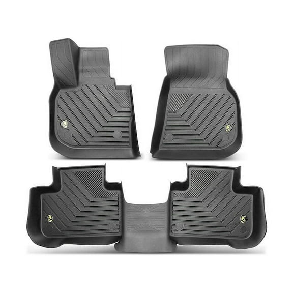Floor Mat Set 3 - Compatible with 2018 - 2022 BMW X3 Sport Utility 4-Door 2019 2020 2021