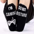 thumbnail image 4 of Yuanlong Womens Crew Socks Controller Funny Graphic Breathable Soft Comfort Casual Non Floor Socks, 4 of 6
