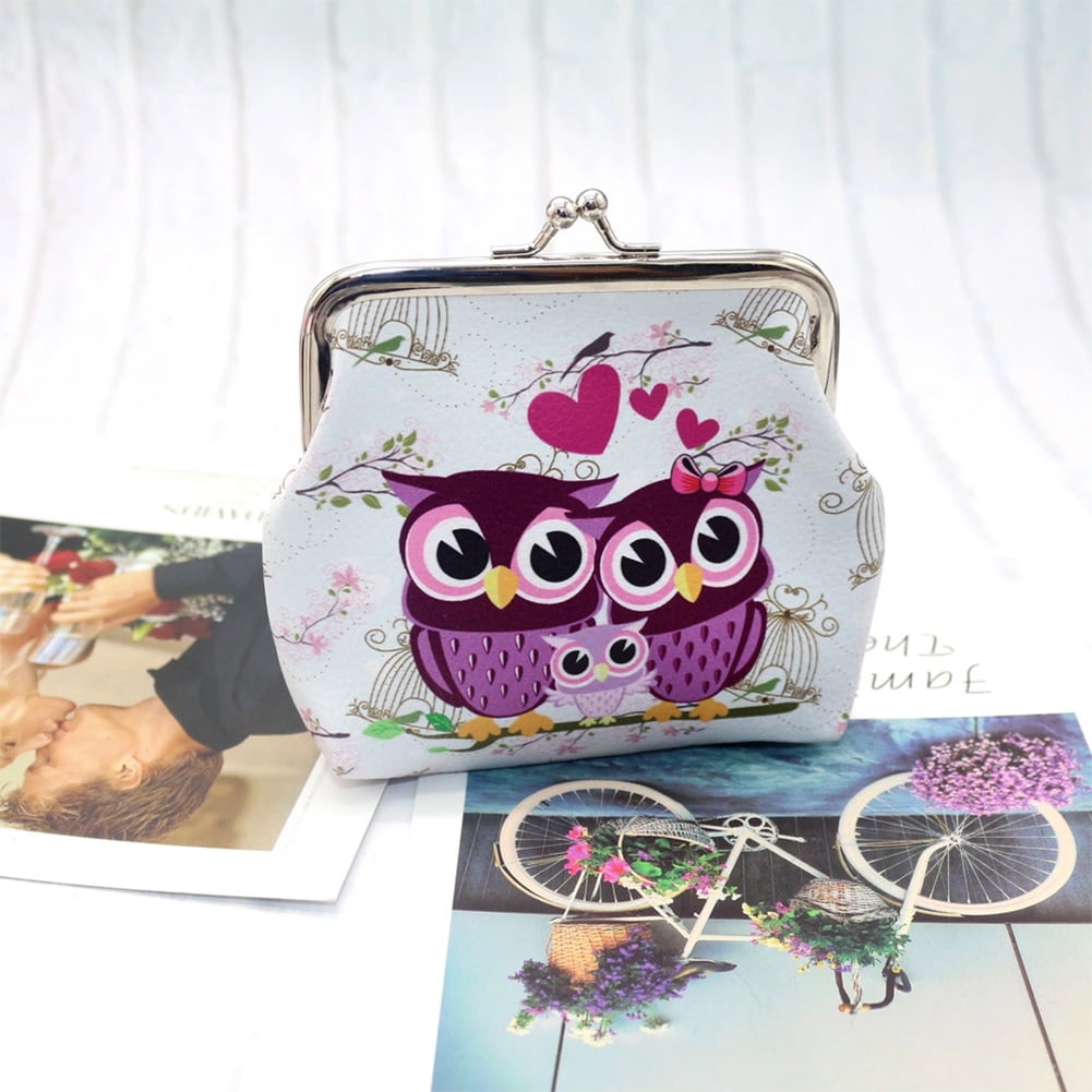 Purple Unicorn Mermaid Vintage Pouch Girl Kiss-lock Change Purse Wallets Buckle Leather Coin Purses Key Woman Printed Purple Unicorn Mermaid Vintage Pouch Girl Kiss-lock Change Purse Wallets Buckle Leather Coin Purses Key Woman Printed