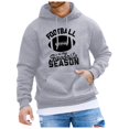thumbnail image 1 of Wyzesi Oversized Sweatshirts Men Black Male Rugby Print Sweatshirt Long Sleeve Hooded Sweatshirt, 1 of 4