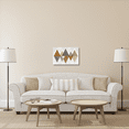 thumbnail image 3 of Global Gallery's 'Mod Triangles II Retro' By Michael Mullan Stretched Canvas Wall Art, 3 of 4