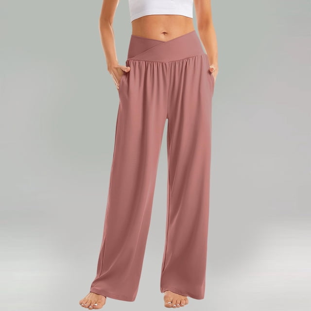 WILLBEST Mono Holgado Informal Para Mujer Con Bolsillo En La Cintura, Cómodo Para Yoga, Ropa Deportiva, Tejido Elástico y Transpirable. Mediana