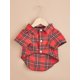 thumbnail image 2 of PETSIN 1pc Tartan Pattern Pet Shirt, 2 of 5
