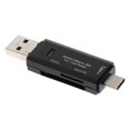 thumbnail image 1 of Adaptador de Lector de Tarjetas Multifunción OTG CUTICAT Negro Tipo C MicroUSB, 1 of 8