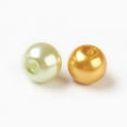thumbnail image 2 of 500g Glass Pearl Beads Round Mixed Color 3~16mm Hole: 1~1.6mm, 2 of 2