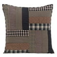 thumbnail image 2 of VHC Brands Bingham Star, Cotton, 26x26, Fabric Euro Sham, Quilted, Black, 2 of 3