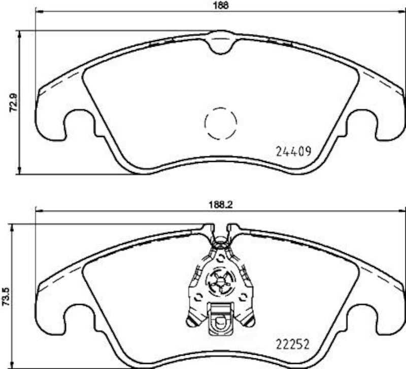 HELLA Brakes 355023221 HELLA OE Certified