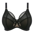 thumbnail image 3 of Elomi Kintai Peek-a-Boo Plunge Underwire Bra (301202),38F,Black, 3 of 5