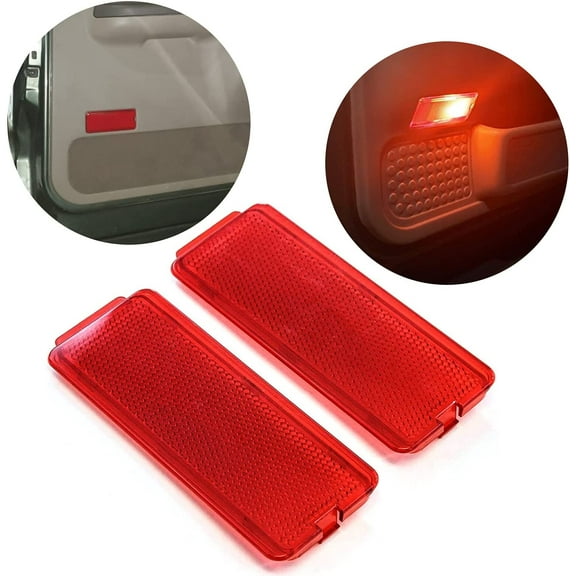 Kojem 2 Pcs Door Reflector for F250 F350 F450 F550 Super Duty 1999-2007