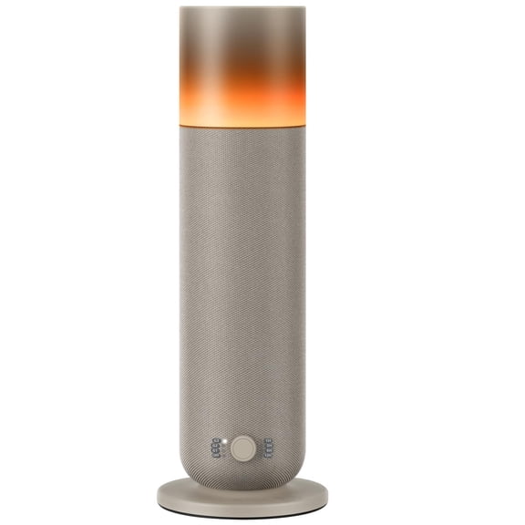 Waterless Essential Oil Diffuser for Home, Cold Air Scent Diffuser with App Control, Adjustable Intensity & Ambient Light, Fabric-Wrapped Design, Beige, Oil Not Included