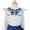 Navy Blue, variant on Detachable Shawl Collar Yunjian Floral Embroidery Pearls Decorative Neckline Yunjian Collar Decorative Shawl