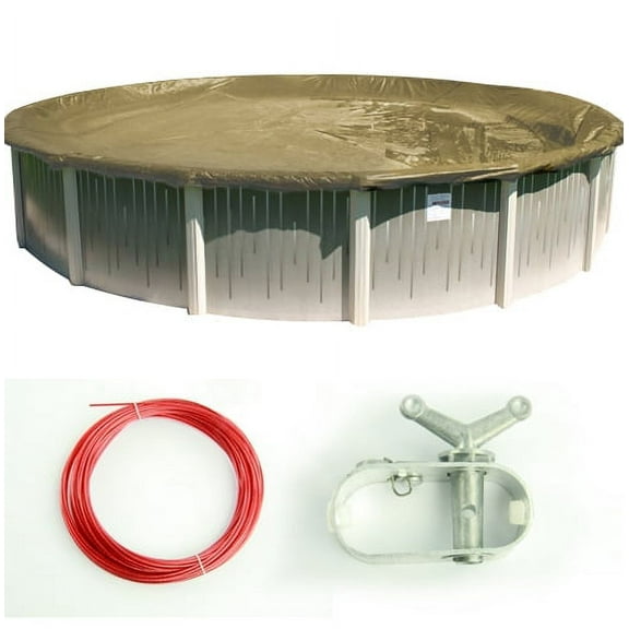 HPI 18 Ft. Round ARMORKOTE Above Ground Swimming Pool Winter Cover