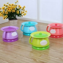 Soimiss 1Pc Covered Spittoon Portable Urinal Made from Thick Plastic for Family Use