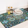 thumbnail image 6 of 20 Sheets Tile Stickers 4x4in Mandala Tiles Decals Self-adhesive Waterproof Removable Vinyl Peel and Stick for Kitchen Bathroom Wall Decor, 6 of 8
