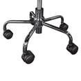 thumbnail image 3 of Linon Tillie Backless Home Office Stool, 18.3"-20.28" Adjustable Seat Height , Chrome Finish with Cow Print Fabric, 3 of 3