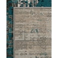 thumbnail image 6 of Unique Loom Aarhus Collection Area Rug - Vintage (2' 7" x 10' Runner Blue/Gray), 6 of 7