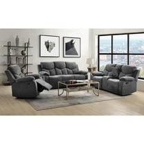 ACME Chenille Motion Reclining Kalen Sofa in Gray