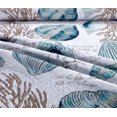 thumbnail image 3 of Smuge 3Pcs Queen/Full Size Sea shell Quilt Sets, Soft Lightweight Microfiber Bedding Bedspreads Reversible Coverlet, 1 Quilt & 2 Pillow Shams (Blue), 3 of 12