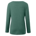thumbnail image 6 of EDFBUYKRS Silk Button Down Shirts Satin Blouses for Women Casual Long Sleeve Shirt Business Work Tunic Tops S, 6 of 6