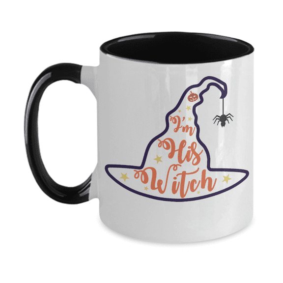 I'm His Witch Funny Halloween Coffee Mug