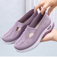 thumbnail image 4 of Women's Orthopedic Slip-On Sneakers - Breathable Walking Shoes for Diabetic Comfort | Arch Support & Cushioned Foam Insoles | Hands-Free Lightweight Comfort | Wide Width Available, 4 of 5