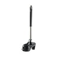 thumbnail image 2 of Toilet Brush with Base, Ergonomic Handle, Long 16.14 Inch Handle, High-Heeled Design, Silica Gel Bristles for Thorough Cleaning, Quick-Drying Ventilated Base Black, 2 of 9
