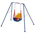 thumbnail image 3 of Costway A-Frame Kids 3-in-1 Toddler Swing Set Fun Play Chair Children Backyard Outdoor, 3 of 8