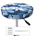 thumbnail image 2 of Uemuo Flower Pattern Round Bar Stool Seat Covers Washable Stool Cushion Slipcover Elastic Bar Chair Covers-13 inch, 2 of 7