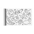 thumbnail image 1 of simhoa Papier à Colorier pour Enfants Rouleau Colorable Adhésif pour Enfants de 3 à 12 Ans Nourriture Fruits Nourriture Fruits, 1 of 8