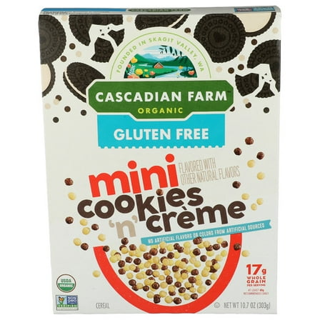 Cascadian Farm Cereal Cookie 'N Creme Mini 10.7 oz (Pack of 10)