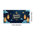 thumbnail image 3 of Ramadan Mubarak Lantern Moon Banner Decorations Backdrop Celebrations Festival Event Party Supplies Home Decor, 3 of 8