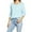 Blue, variant on Sherrylily Women Casual Crew Neck Striped Long Sleeve T Shirt Tops Lightweight Pullover