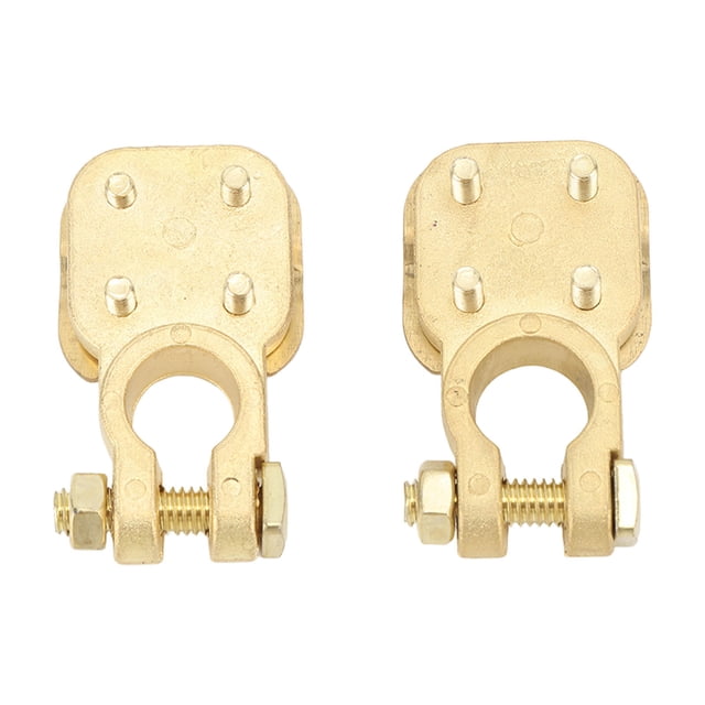 Top Post Battery Terminals Clamp Set, Brass Battery Terminal Connector 1 To 3 Way For