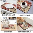 thumbnail image 2 of Washable Rubber Dish Drying Mats for Kitchen Counter Home Large Coffee Bar Pad Accessories and Decor for Utensils Stemware 23.5''''x15.5'''', 2 of 6