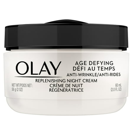 Olay Age Defying Anti-Wrinkle Night Cream, 2.0 oz (Best Night Cream For Wrinkle Prevention)