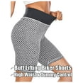 thumbnail image 4 of SAYFUT Butt Lifting Yoga Shorts for Women High Waisted Tummy Control Workout Shorts Textured Biker Beach Hot Pants, 4 of 6