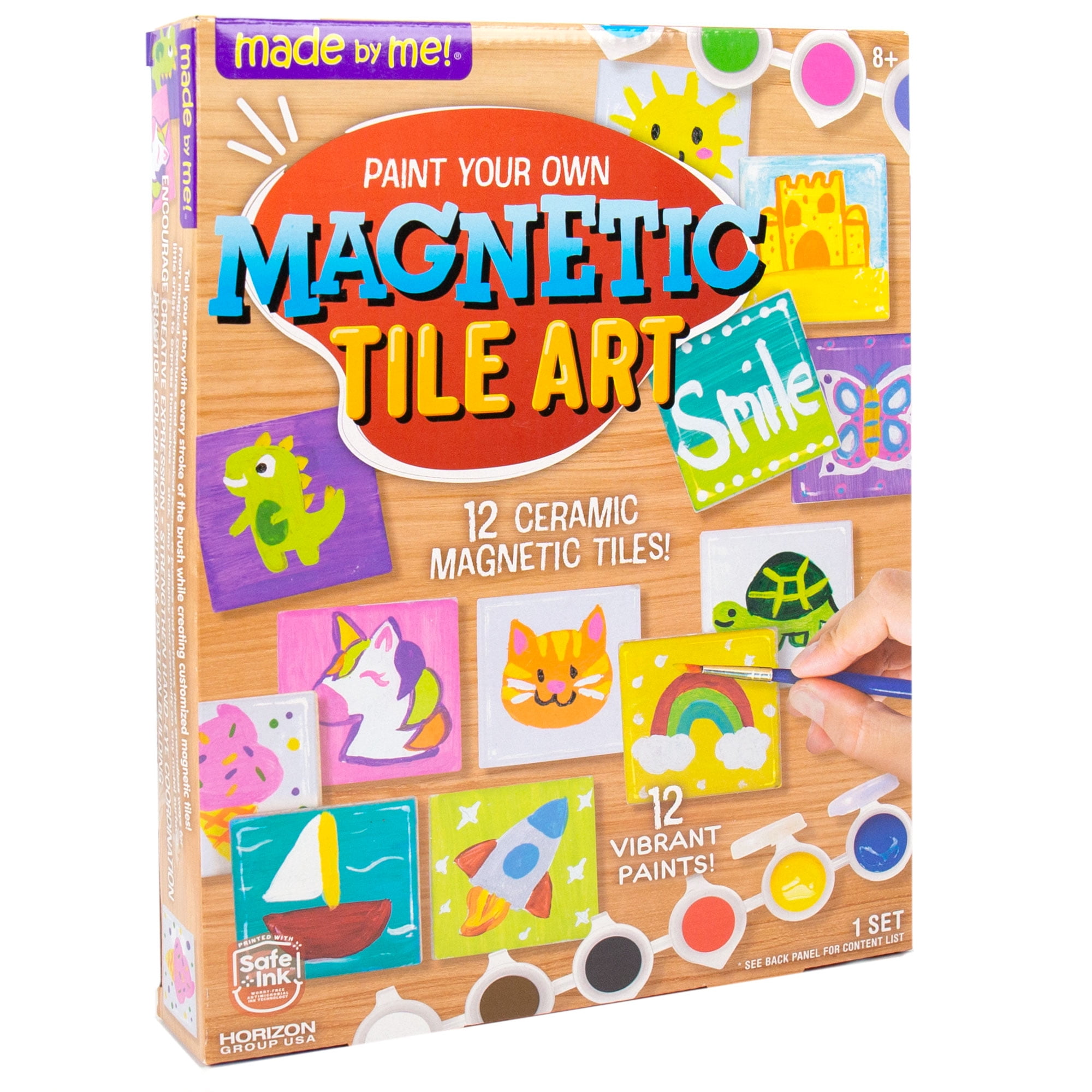 Made by Me Paint Your Own Magnetic Tile Art