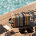 thumbnail image 5 of Yaayu Faux Grass Woven Waterproof PVC Makeup Bag, Large Capacity Cosmetic Wash Pouch, Storage Trunks & Bag, Multicolor, 5 of 5