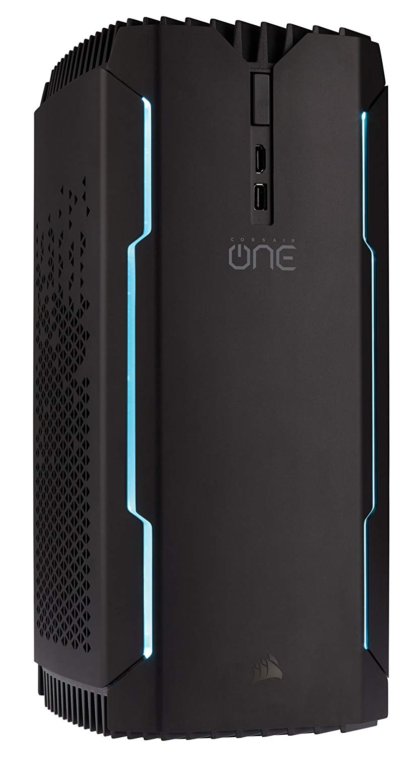 CORSAIR ONE PRO Compact Gaming Desktop PC, i77700K, GTX 1080 Ti, 480GB M.2 SSD, 2TB HDD, 16GB