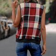 thumbnail image 7 of Plaid Vest for Women Plus Size V-Neck Sleeveless Flannel Layering Piece for Casual Fall Spring Outfits Outdoor Wear, 7 of 7