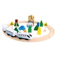 thumbnail image 1 of Juego de vías de tren Vías de trenes Bloques de 26 piezas de Sunnimix Juguetes de vías de tren, 1 of 7