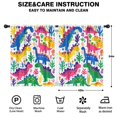 thumbnail image 2 of Blackout Kids Curtains,Cute Dinosaur Pattern Childrens Insulated Curtains Set Of 2,Bedroom Essentials,Toddler Room Decor 42x54in(106x137cm), 2 of 4