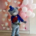thumbnail image 5 of Disfraz de mascota de conejo de Pascua, disfraz de osito de peluche y conejo para cumpleaños, bodas, disfraces de cosplay, eventos de carnaval y Halloween, trajes de actuación, 5 of 5